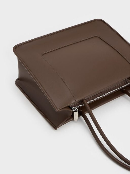C&K Daylla Tote Bag - Dark Brown - Image 3