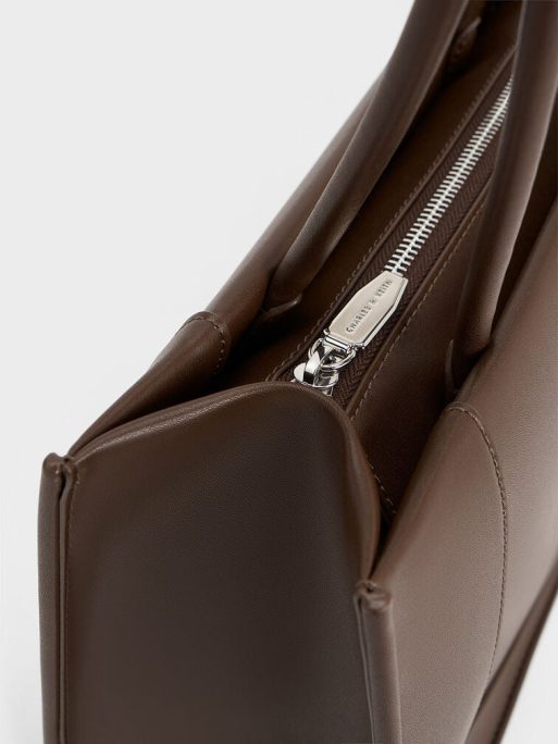 C&K Daylla Tote Bag - Dark Brown - Image 4
