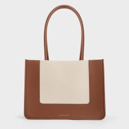 C&K Daylla Canvas Tote Bag - Tan