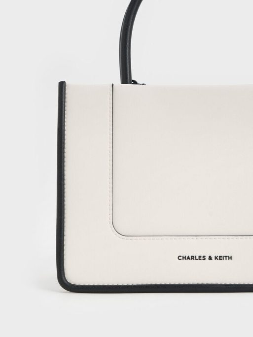 C&K Mini Daylla Tote Bag - Cream - Image 4