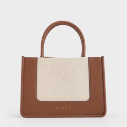 C&K Mini Daylla Canvas Tote Bag - Tan