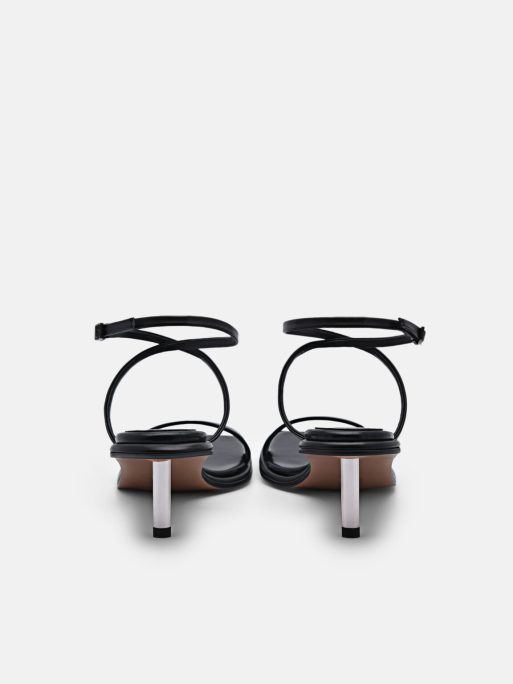 PEDRO Myra Heel Sandals - Black - Image 3