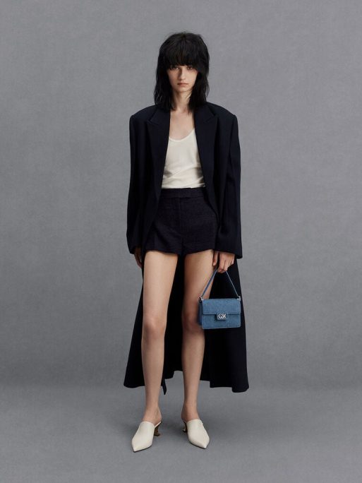 C&K Denim Boxy Bag - Blue - Image 2