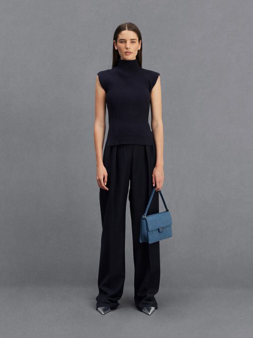 C&K Denim Shoulder Bag - Blue - Image 2