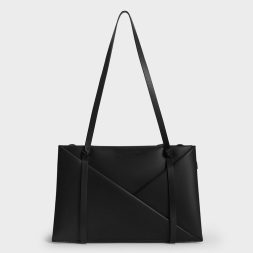 C&K Midori Geometric Tote Bag - Noir