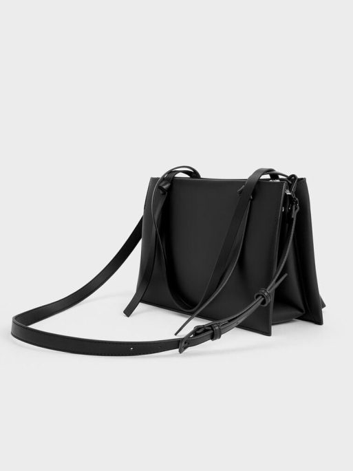 C&K Midori Geometric Tote Bag - Noir - Image 5