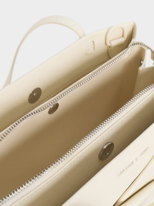 C&K Midori Geometric Tote Bag - Cream - Image 7