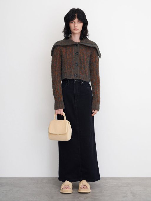C&K Loey Textured Top Handle Bag - Beige - Image 2