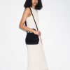 C&K Loey Textured Top Handle Bag - Jet Black - Image 2
