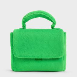 C&K Loey Textured Top Handle Bag - Green