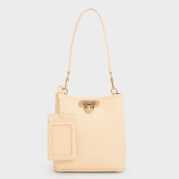 C&K Alcott Bucket Bag - Beige