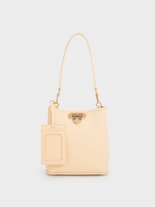 C&K Alcott Bucket Bag - Beige