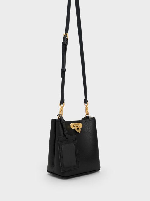C&K Alcott Bucket Bag - Black - Image 5