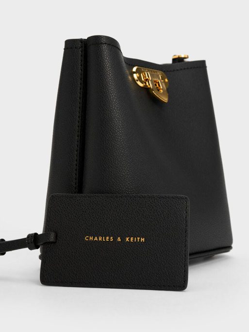 C&K Alcott Bucket Bag - Black - Image 6