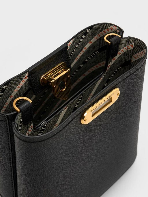 C&K Alcott Bucket Bag - Black - Image 7