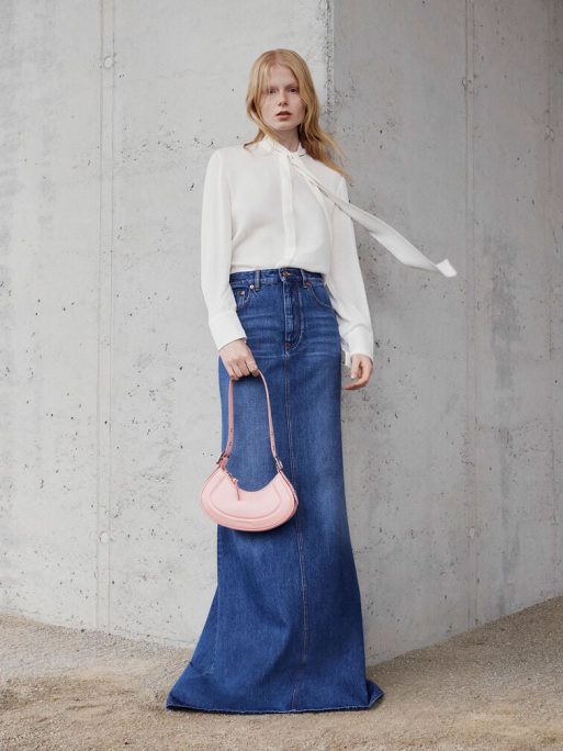 C&K Petra Curved Shoulder Bag - Pink - Image 4
