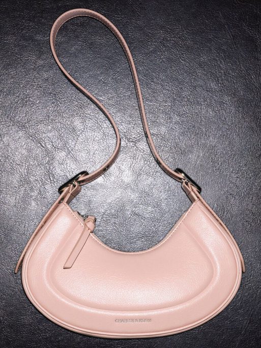 C&K Petra Curved Shoulder Bag - Pink - Image 6