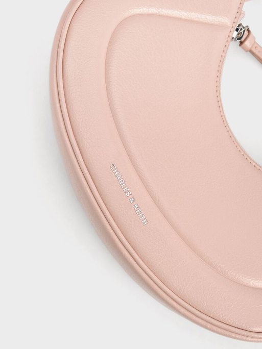 C&K Petra Curved Shoulder Bag - Pink - Image 7