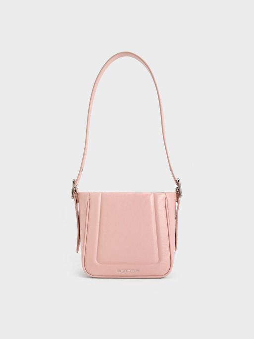 C&K Petra Boxy Bucket Bag - Pink