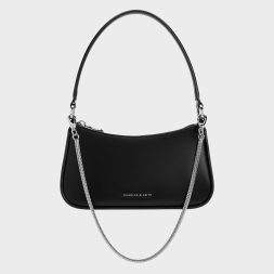 C&K Curved Shoulder Bag - Noir