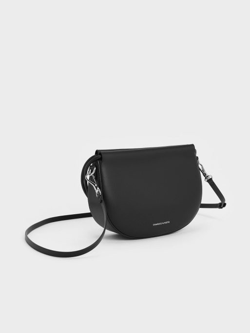 C&K Elora Curved Top Handle Bag - Noir - Image 2