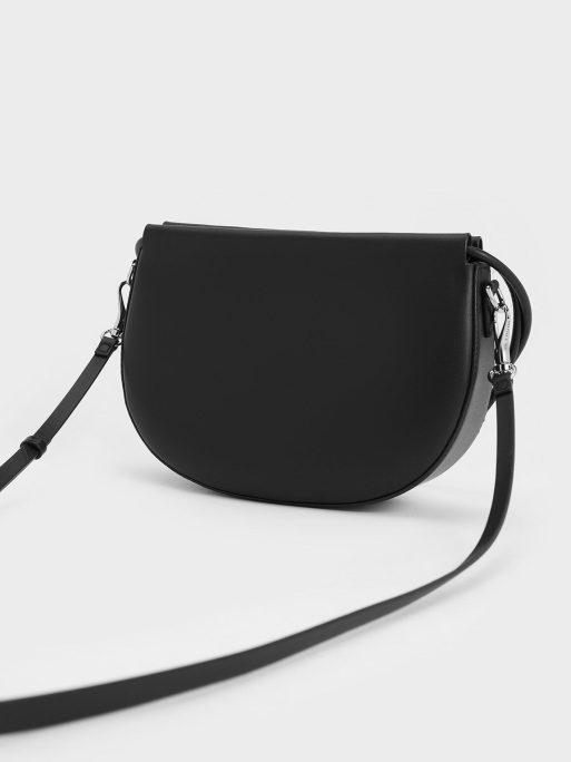 C&K Elora Curved Top Handle Bag - Noir - Image 3
