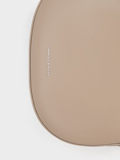 C&K Elora Curved Top Handle Bag - Taupe - Image 4