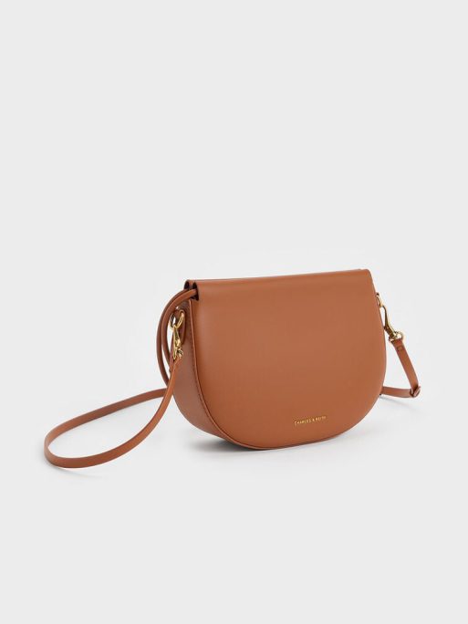 C&K Elora Curved Top Handle Bag - Tan - Image 2