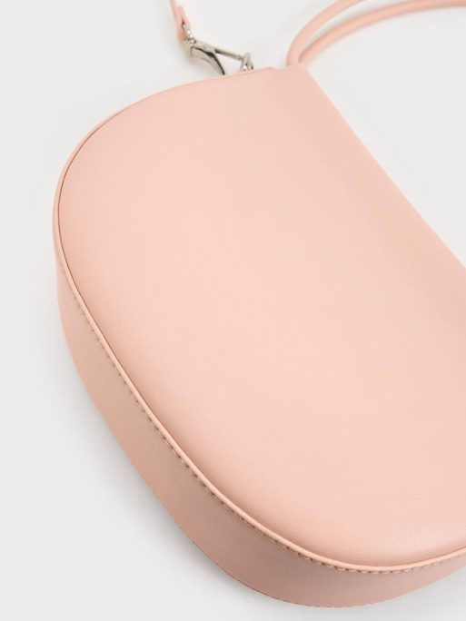 C&K Elora Curved Top Handle Bag - Pink - Image 5