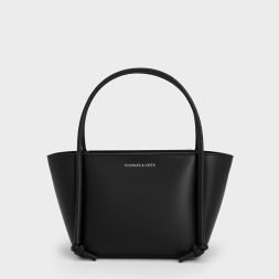 C&K Elora Elongated-Handle Tote Bag - Noir