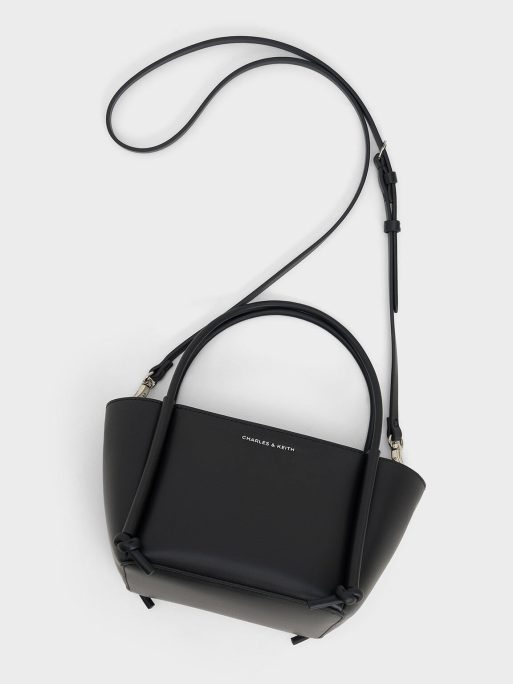 C&K Elora Elongated-Handle Tote Bag - Noir - Image 3