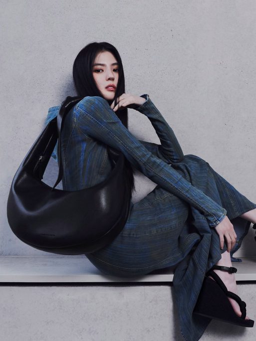 C&K Toni Knotted Curved Hobo Bag - Noir - Image 2