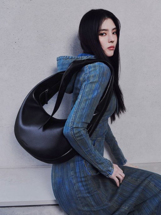 C&K Toni Knotted Curved Hobo Bag - Noir - Image 4