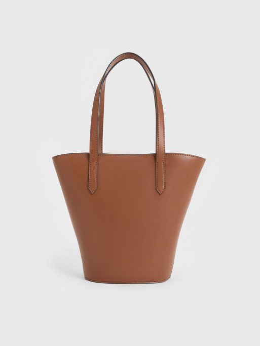 Sianna Scarf-Print Tote Bag - Chocolate - Image 3