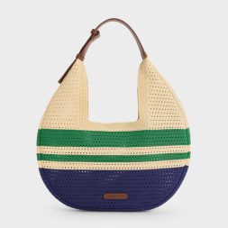 CHARLES & KEITH Ida Knitted Striped Hobo Bag - Multi