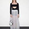 CHARLES & KEITH
Perline Metallic Sculptural Top Handle Bag - Silver - Image 3