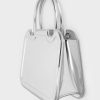 CHARLES & KEITH
Perline Metallic Sculptural Top Handle Bag - Silver - Image 5