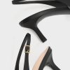CHARLES & KEITH Metallic-Accent Slingback Pumps - Black - Image 5