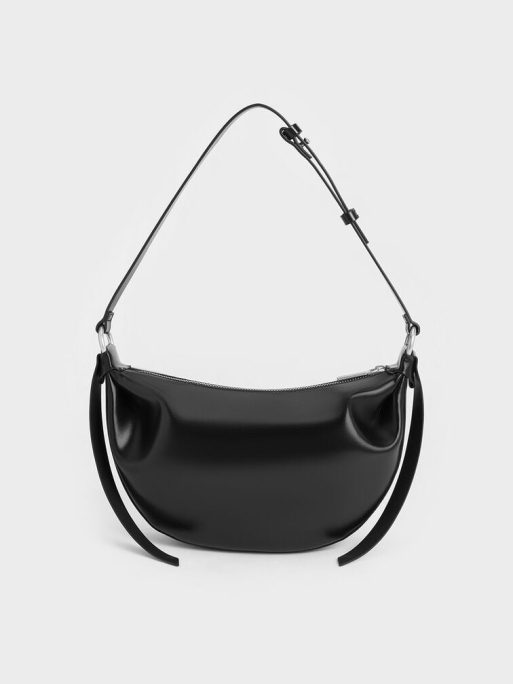 C&K Calla Half-Moon Bag - Noir - Image 3