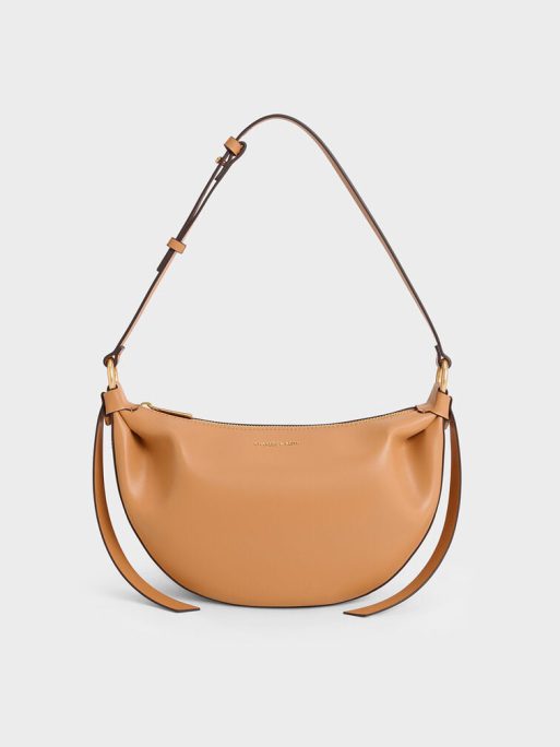 C&K Calla Half-Moon Bag - Toffee