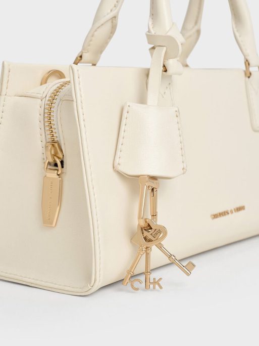 Mini Kerry Tote Bag - Cream - Image 6